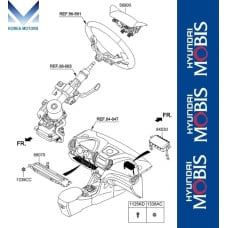 AIRBAG MODULE PASSENGER HYUNDAI SANTA FE DM 2012-15